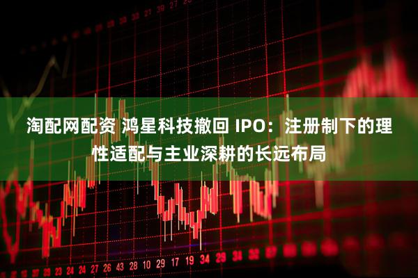 淘配网配资 鸿星科技撤回 IPO：注册制下的理性适配与主业深耕的长远布局