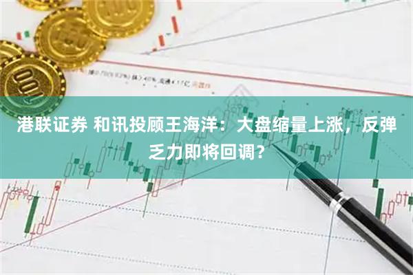 港联证券 和讯投顾王海洋：大盘缩量上涨，反弹乏力即将回调？