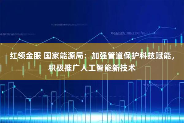 红领金服 国家能源局：加强管道保护科技赋能，积极推广人工智能新技术
